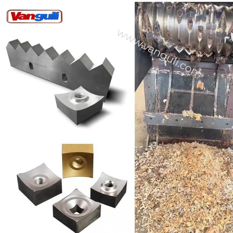 Single-Shaft Wood Shredder Blades Factory Direct Sale