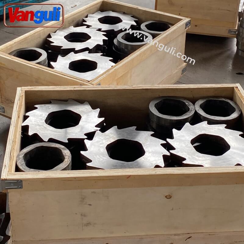 Four-Shaft Shredder Blades For Scrap Metal Plastic Rubber