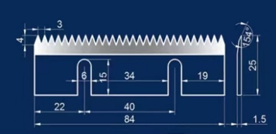 Serrated Cutting Knife