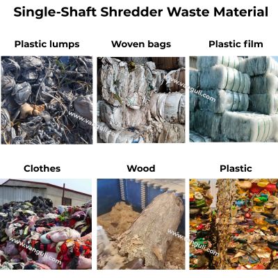 Woven Bags Single-Shaft Shredder
